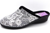 Le Soft Dames Pantoffelmuil 16352 Lichtgrijs - Maat 41