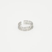 Ring Grieks - Michelle Bijou - Ring - Zilver - Stainless Steel - One size