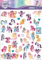 stickers My Little Pony meisjes 25 x 21 cm lila 50 stuks