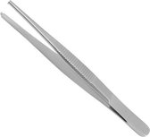 Chirurgische Pincet - 1 x 2 Tanden - 14 cm - [Weefsel Pincet, Tissue Forcep]