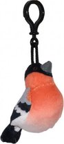hangertje goudvink 13 cm pluche rood