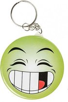 sleutelhanger smiley junior 5,8 cm groen