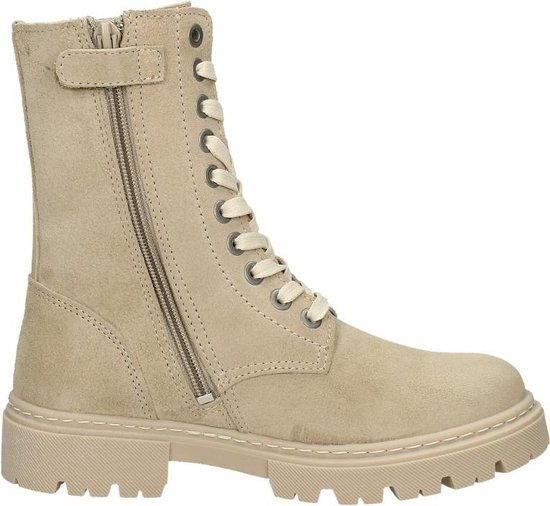 SUB55 Veterschoen hoog Veterschoen hoog - beige - Maat 32