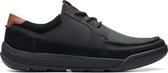 Clarks - Heren schoenen - Ashcombe Craft - G - Zwart - maat 8,5