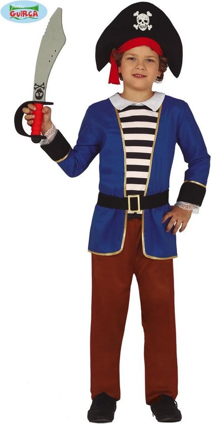 hel Postbode mentaal Kapitein kostuum kind piraat. | bol.com