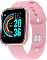 Talonzo - Smartwatch - Voor dames en heren - Activity Tracker - Stappenteller - Bloeddrukmeter - Hartslagmeter - Horloge - Roze