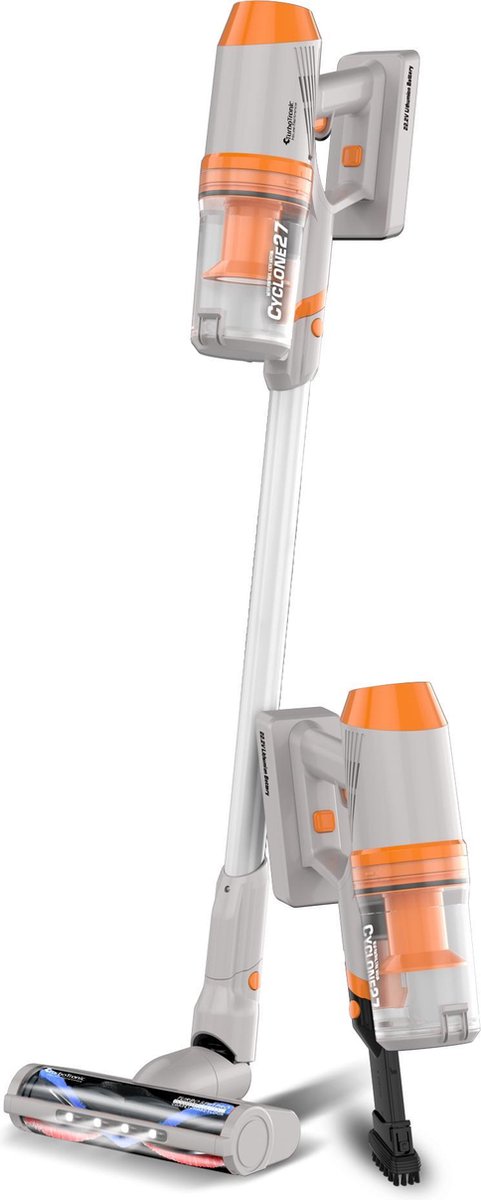 TurboTronic C27 Steelstofzuiger met Handstofzuiger zonder zak - Oranje