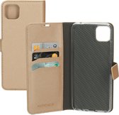 Mobiparts Saffiano Wallet Case Samsung Galaxy A22 5G (2021) Copper hoesje