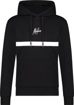 Malelions Tonny Hoodie - Black/White - 4XL