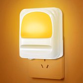 LED-nachtlampje plug-in/stopcontact –2 stuks - nachtlampje met dag/nacht sensor – Werkt op stroom – Warmlicht – Voor in de baby/kinder kamer