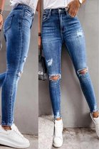 Broek Dulani hoge taille jeans used look 02