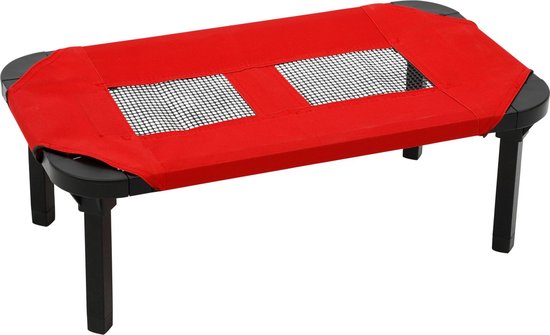 Cozytrix Hondenstretcher, Verhoogd, Rood, [XS], (53 x 30 cm)