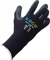 Kogo Wave Grip Flex - Gants de travail - Résistance supérieure à l'usure - Super adhérence - Confort de port élevé - Taille 10/XL (12 pièces)