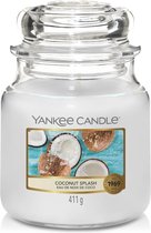 Bougie parfumée Yankee Candle Medium Jar - Coconut Splash