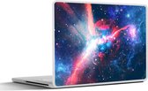 Laptop sticker - 12.3 inch - Ruimte - Licht - Blauw