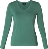 YEST Yare Essential Jersey Shirt - Dark Jade Green - maat 38