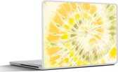 Laptop sticker - 11.6 inch - Zomer - Geel - Groen - 30x21cm - Laptopstickers - Laptop skin - Cover