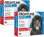 Frontline Spot On 4 Xlarge Hond Xlarge - Anti vlooien en tekenmiddel - 2 x 6 pip