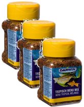 Darwin Tropical Menu Mix - Nourriture pour poisson - 3 x 100 ml