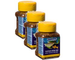 Darwin Tropische Menu Mix - Vissenvoer - 3 x 100 ml