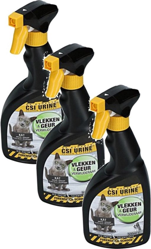 Csi Urine Cat & Kitten Spray - Désodorisant - 3 x 500 ml