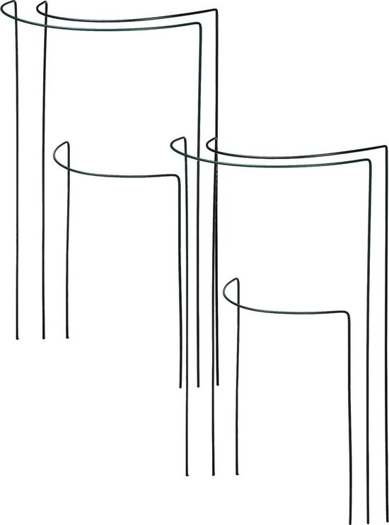 Nature Plantensteun Groen – Hortensiasteun – 2 x 24.5×54.5×100 cm