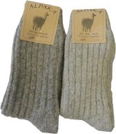 Wollen sokken alpaca - prijs per 2 paar