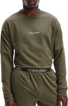Calvin Klein L/S Sweatshirt  T-shirt - Mannen - army groen