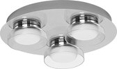 LEDVANCE Armatuur: voor plafond, BATHROOM DECORATIVE CEILING AND WALL WITH WIFI TECHNOLOGY / 18 W, 220…240 V, stralingshoek: 110, Tunable White, 3000…6500 K, body materiaal: steel, IP44