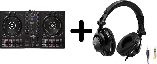 Hercules DJControl Inpulse 300 - DJ controller + DJ-Koptelefoon HDP DJ60 - Zwart - Hercules