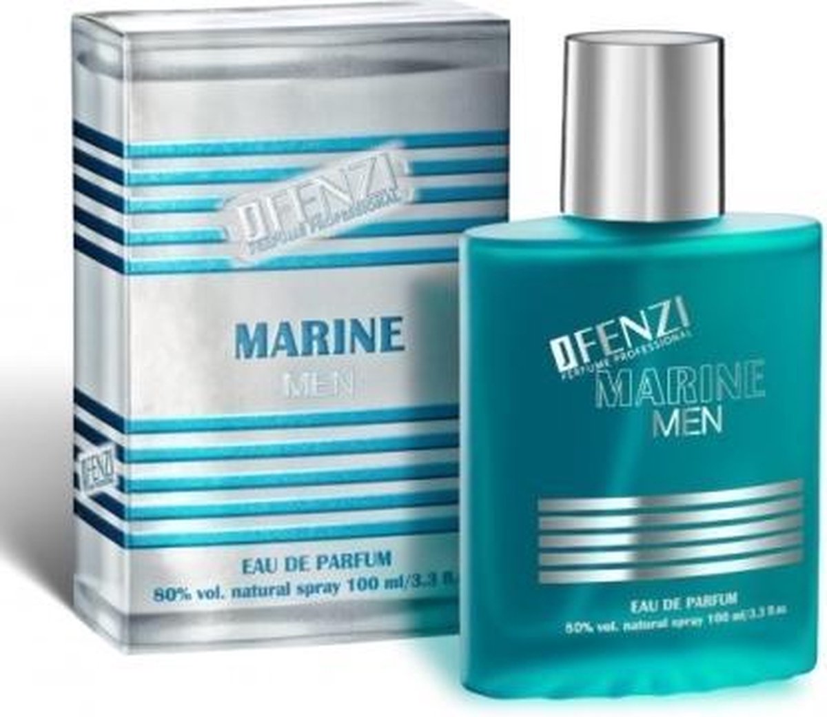 Amber, Fougere merkgeur voor heren - JFenzi - Marine Men - Eau de Parfum - 80% - 100ml ✮✮✮✮✮ - Cadeau Tip !