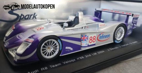 Audi - R8 Le Mans 2004 - Modèle Presse - 1/43 - Autos Miniatures
