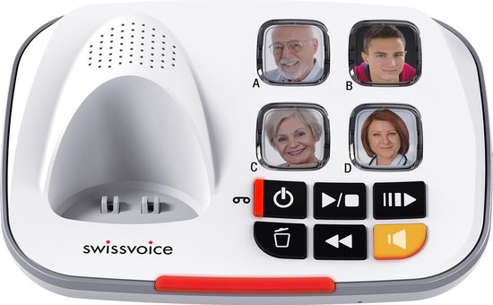 Swissvoice X2355 Draadloze huistelefoon voor de vaste lijn foto toetsen foto 5