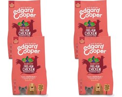 Edgard & Cooper Free-Run Chicken Senior Kip&Zalm&Broccoli - Hondenvoer - 4 x 2.5 kg Graanvrij