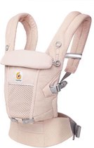 Ergobaby baby draagzak Adapt Soft Flex Mesh Pink Quartz - ergonomische draagzak vanaf geboorte