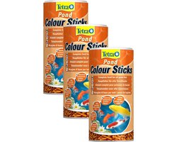 Tetra Pond Colour Sticks - Vijvervoer - 3 x 1 l