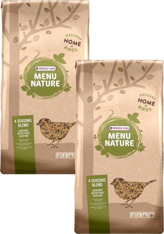 Versele-Laga Menu Nature 4 Seasons Blend - Nourriture pour oiseaux  d'extérieur - 2 x