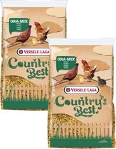 Versele-Laga Country`s Best Gra-Mix pluimveemix met grit - kippenvoer - 2 x 20 kg