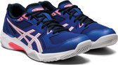 Asics Rocket 10 Sportschoenen - Maat 39.5 - Vrouwen - Blauw/roze/wit