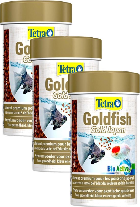 Tetra Visvoer Goldfish Gold Japan - Vissenvoer - 3 x 100 ml - Tetra