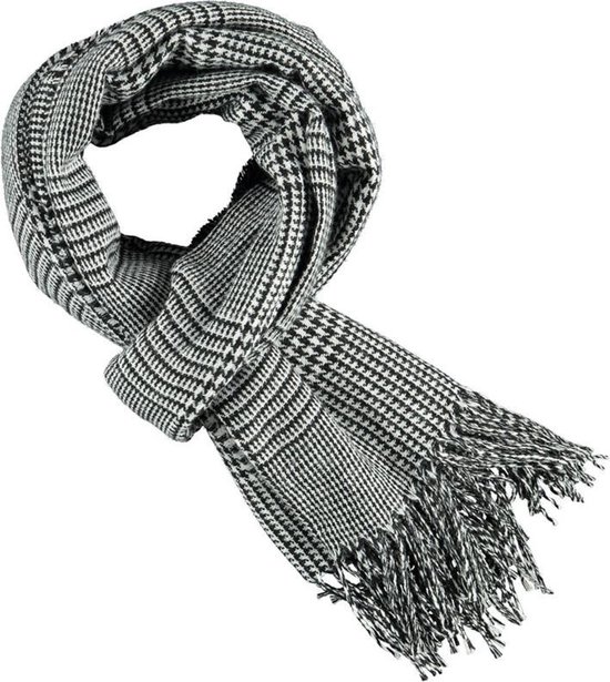 Sarlini Langwerpige Unisex Sjaal Multi Zwart