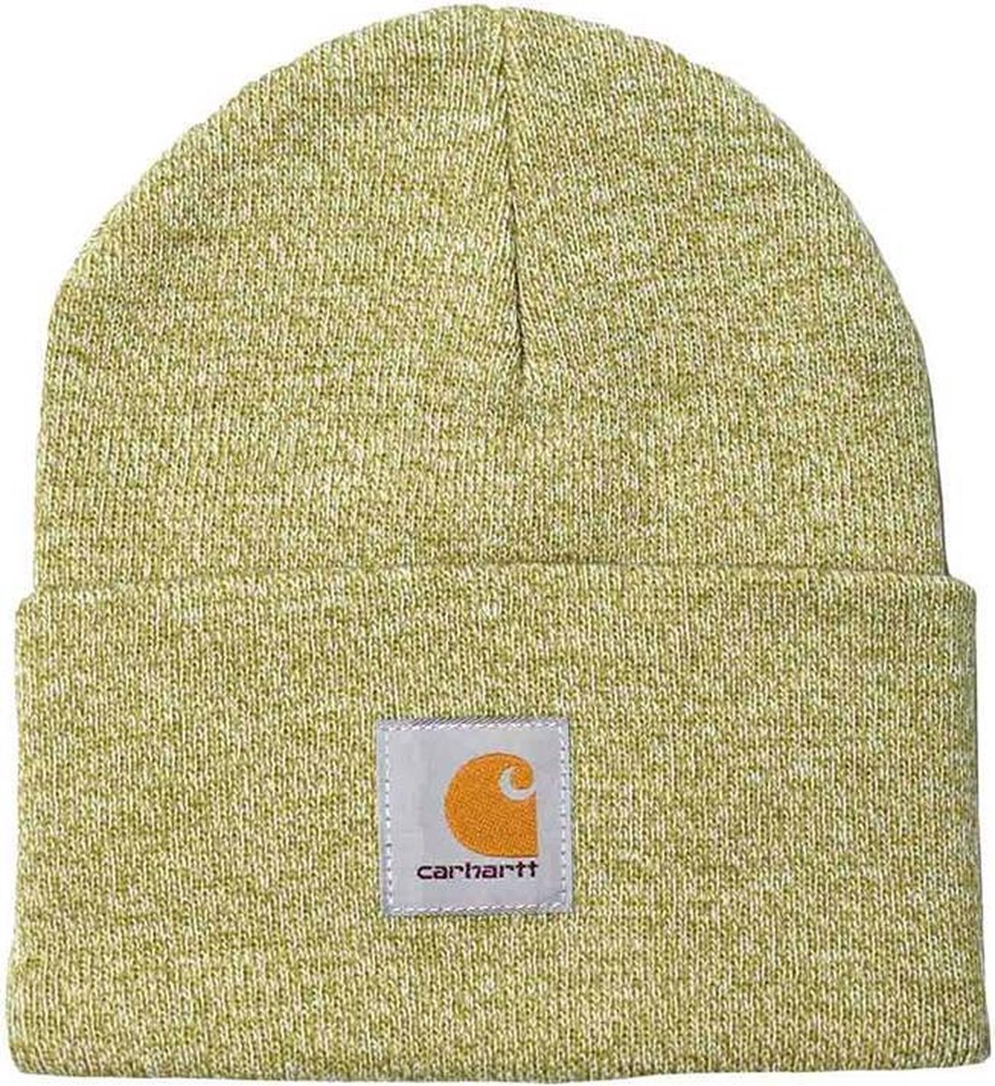 Carhartt Muts A18 Watch Hat Unisex - Olive Winter White