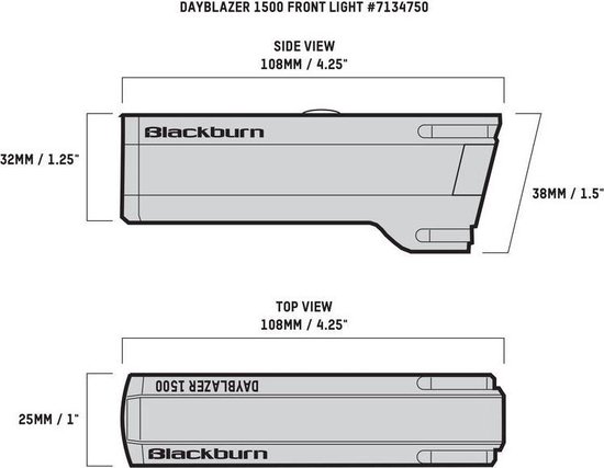 Blackburn Dayblazer Front 1500 lumen — afbeelding 4