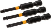 Triton Vierkante Impact Schroefbit - R2 - 50 mm. - 3 stuks