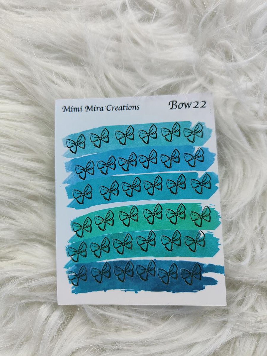 Mimi Mira Creations Functional Planner Stickers Bow 22