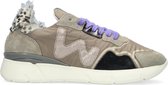 Womsh Runny Dames Lage sneakers - Dames - Taupe - Maat 39