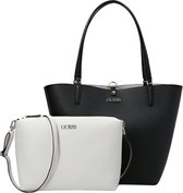 Guess Alby Toggle Tote Dames Shopper - Zwart