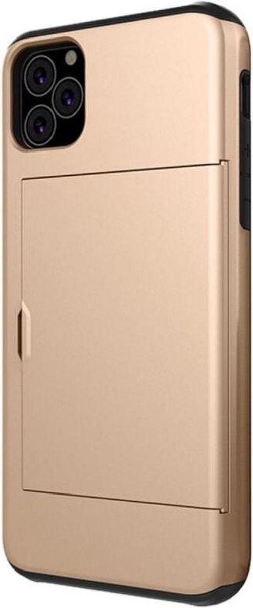 DrPhone SZ3 - Zachte TPU - Geschikt voor iPhone 11 Pro- Kaartsleuven - Goud