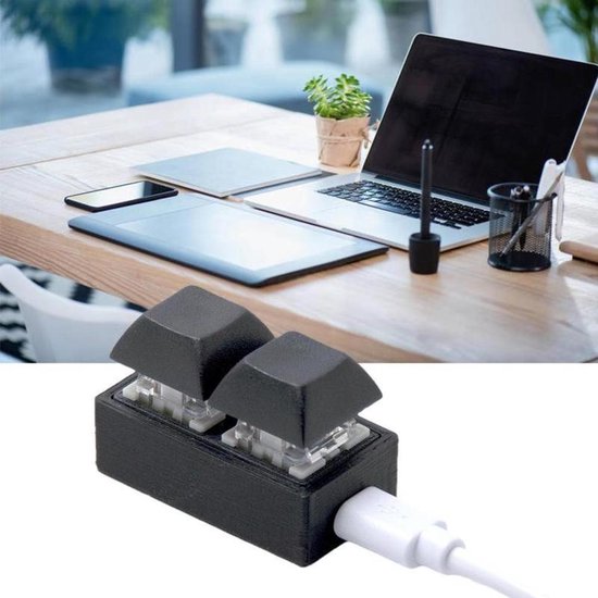 opgraven Toegangsprijs ik zal sterk zijn USB Toetsenbord Mini-2 - Mechanische Toetsenbord - Custom Sneltoets -  Snelkoppeling | bol.com