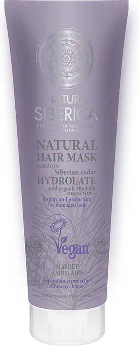 Natura Siberica Natural Hair Mask. Repair And Protection For Damaged